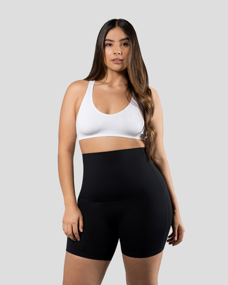 Postpartum Double Compression &amp; Support Biker Shorts