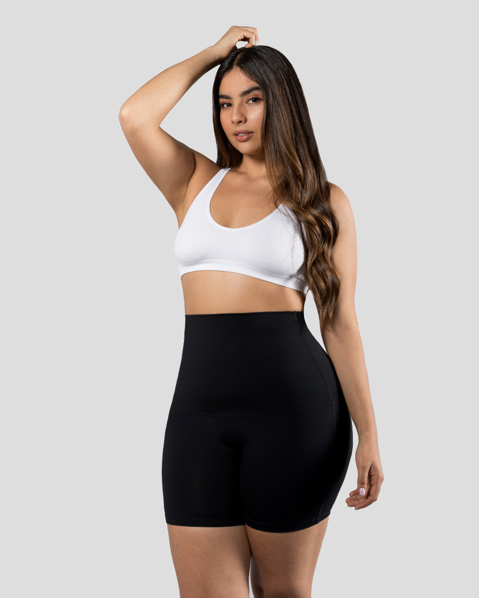 Postpartum Double Compression & Support Biker Shorts