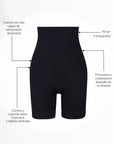 Biker Shorts Control De Abdomen