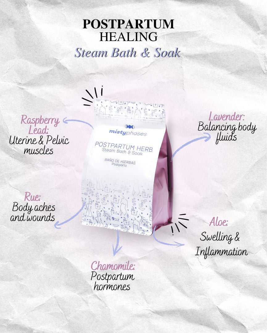 Postpartum Steam Bath Kit / Baño de Postparto