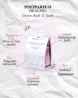Postpartum Steam Bath Kit / Baño de Postparto