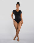 Tummy Control Postpartum Compression Bodysuit