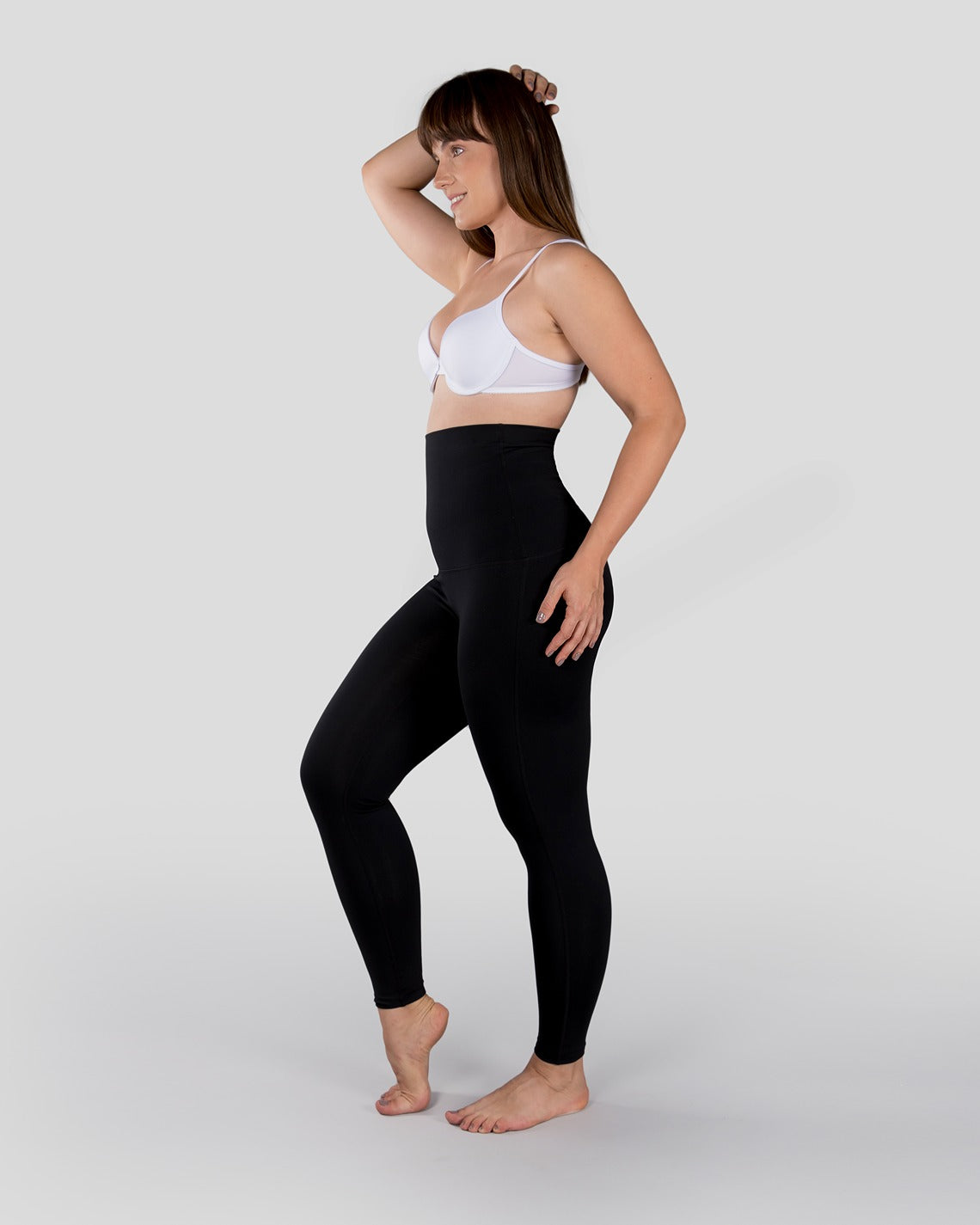 Postpartum Belly Shaperwomen's High Waist Yoga Pants - Seamless Compression  Leggings For Postpartum Recovery