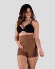 Calzón Postparto Alta Compresión Tipo Shorts