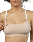 Bralette de Lactancia con Tela Texturizada