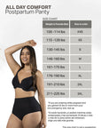 3 Pack All day comfort Postpartum Panty