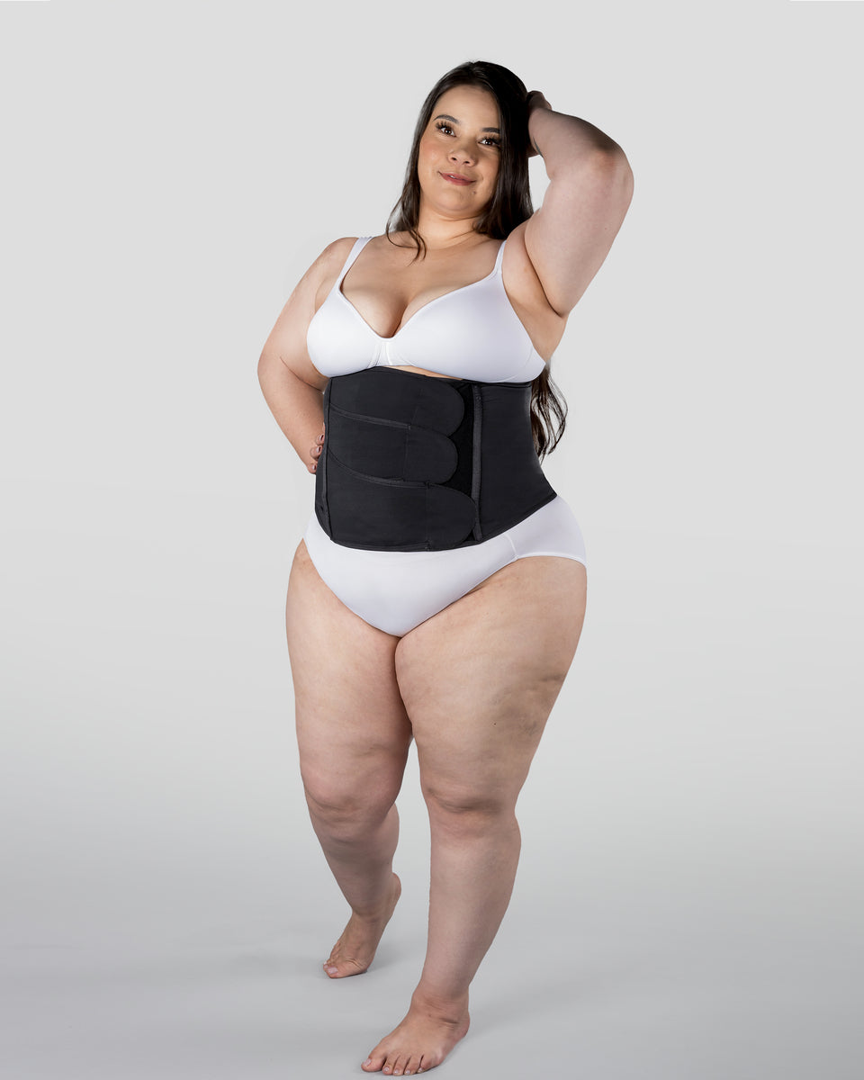 Plus size postpartum top belly wrap