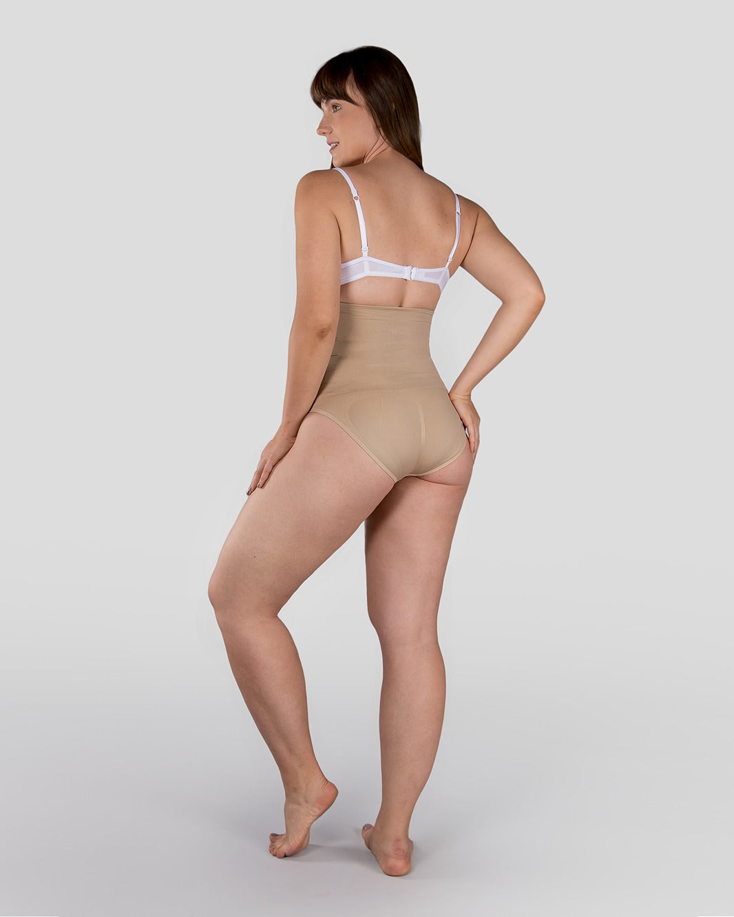 HolloyiverHigh Waist Panties Tummy Control Women's Abdominal Tight Pants  Postpartum Waist Shaping Breast Strengthening Body LiftingHip Beige